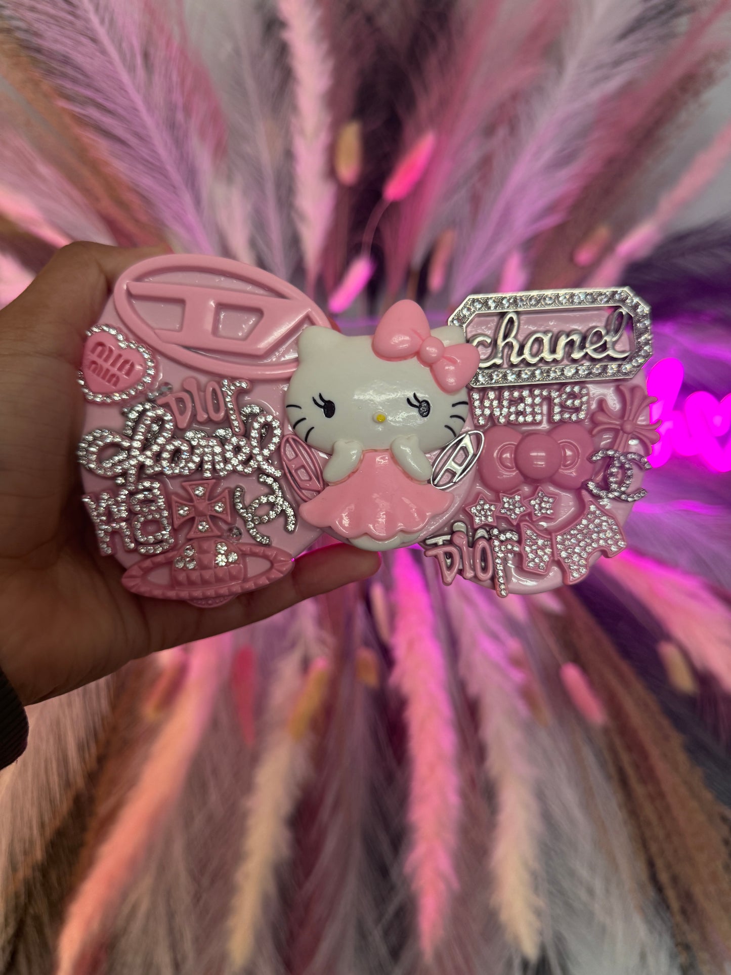 Hello Kitty Compact Junk Case Mirror ( read description )